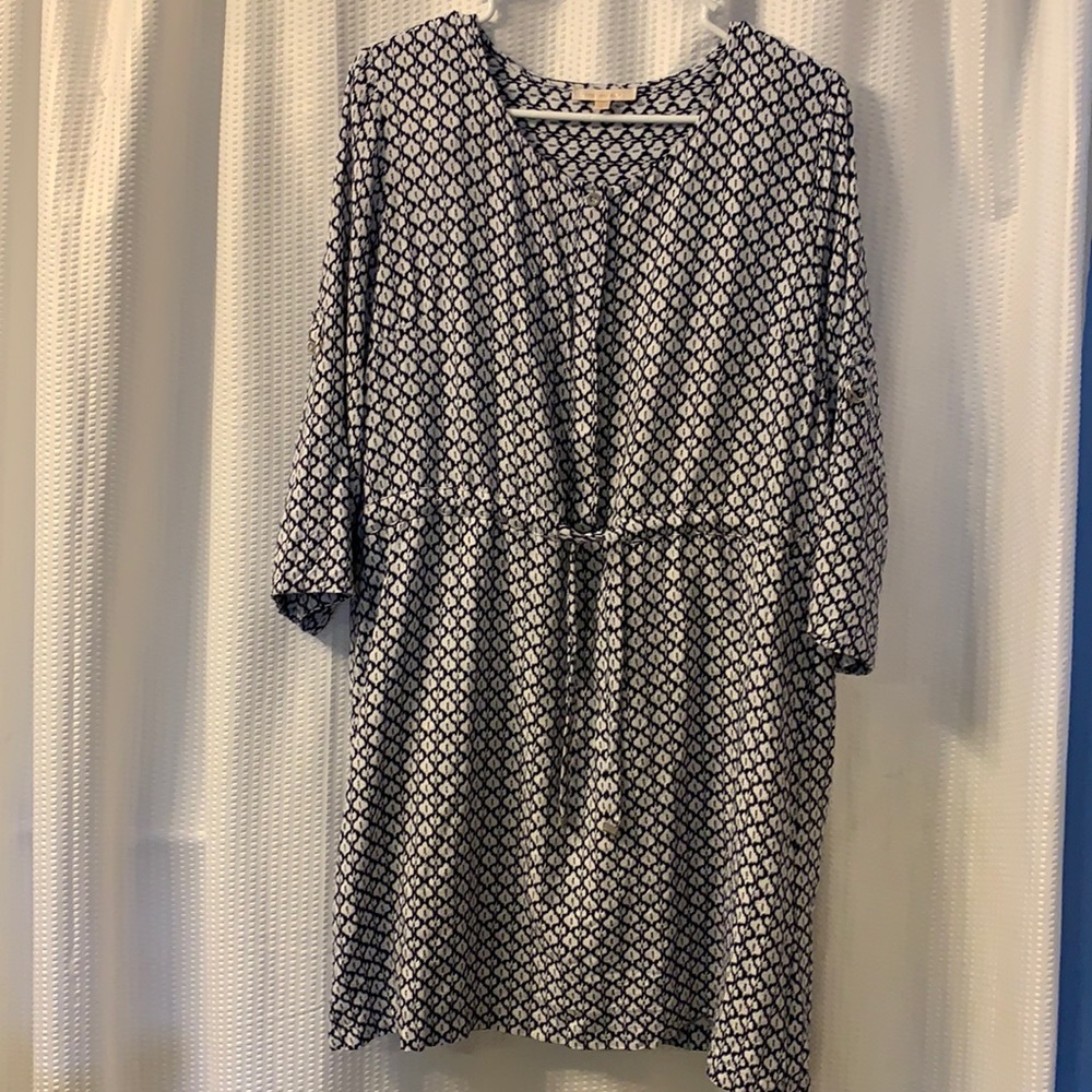 Navy and White dress